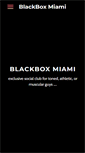 Mobile Screenshot of blackboxmiami.com